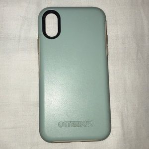 Mint green Symmetry Otterbox IPhoneX case